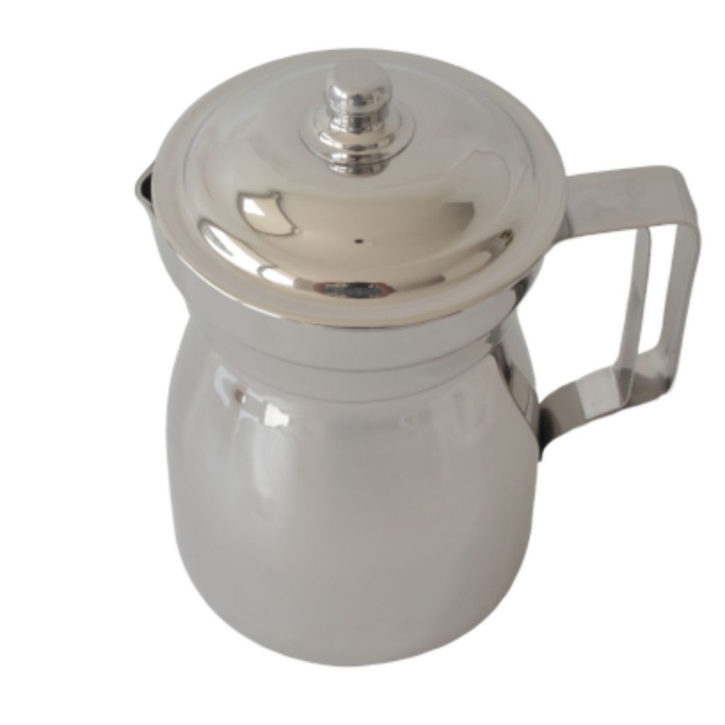 Olleta Chocolatera 2 Litros con tapa Acero Inoxidable | FaciHogar Todo