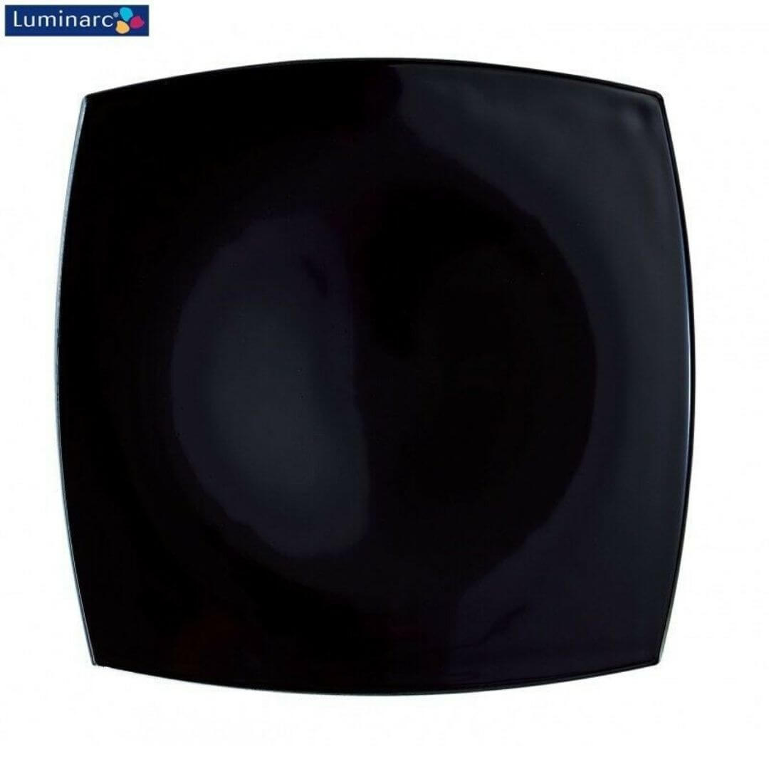 Table Passion color negro Plato de postre 21 cm, 6 unidades 