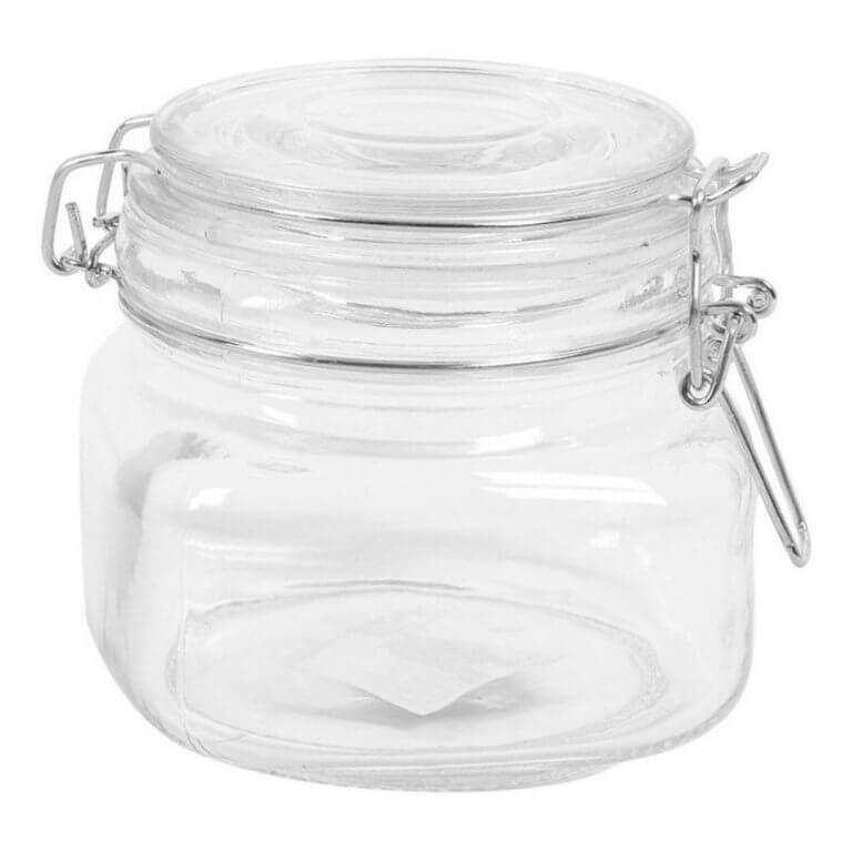 Frasco hermetico de Vidrio con broche de 0.500ml | FaciHogar Todo para